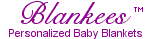Blankees(tm) Personalized Baby Blankets logo
